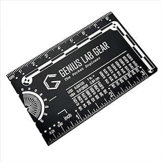 Image of Engineering Ruler Wallet Tool by the company Genius Lab Gear.