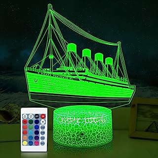 Image of 3D Ship Night Light by the company GIMFRY.