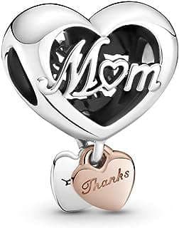 Image of Mom Heart Charm Bracelet by the company GLOBAL WATCH.