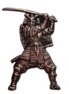 Image of Samurai Sword Pin/Brooch by the company GreaterGloryGoods.
