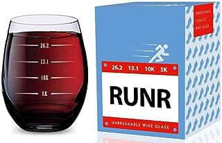 Image of Runner Measurement Stemless Wine Glass by the company GSM Sales.