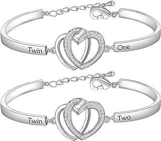 Image of Twin Sisters Bracelet Set by the company Gzrlyf Jewelry.