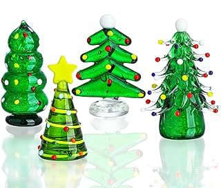 Image of Glass Christmas Figurines by the company hdcrystalgifts.
