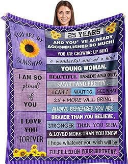 Image of 25th Birthday Girl Blanket by the company Henazin.