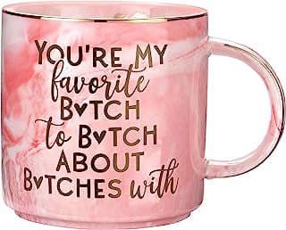 Image of Pink Funny Best Friend Mug by the company Hendson.