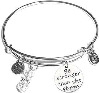 Image of Message Charm Bangle Bracelet by the company Hidden Hollow Beads.