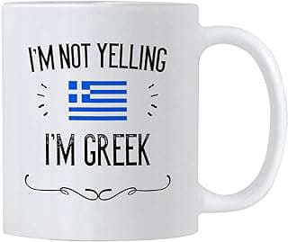 Image of Greek Flag Coffee Mug by the company Hillside Trading.