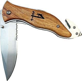 Image of Rosewood Liner Lock Knife by the company Hip Flask Plus.