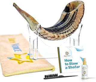 Image of Kosher Ram Shofar Set by the company Holy Voice & More.