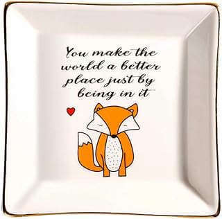 Image of Fox Ring Dish Trinket Tray by the company Home Smile.