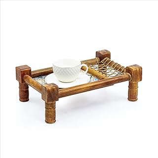 Image of Asian Wooden Tray Decor by the company Hour Loop.