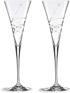 Image of Crystal Toasting Flutes Set by the company Hour Loop.
