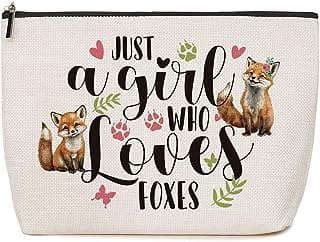 Image of Fox-themed Makeup Bag by the company HOWDOUDO.
