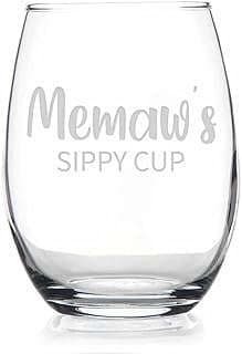 Image of Memaw Stemless Wine Glass by the company HTDesigns.