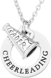 Image of Cheerleading Charm Necklace by the company Hutimy Jewelry.