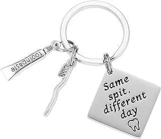 Image of Dentist Themed Keychain by the company Hutimy Jewelry.