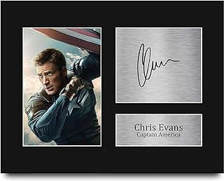 Image of Chris Evans Autographed Print by the company HWC Trading.