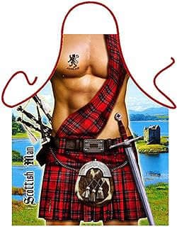 Image of Scottish Man Cooking Apron by the company IncredibleGifts.