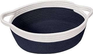 Image of Navy Blue Woven Basket by the company Indressme.