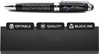 Image of Engraved Luxury Quote Pen by the company Inkstone Gifts.