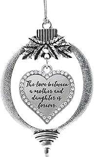 Image of Silver Heart Charm Ornament by the company InspiredSilver.