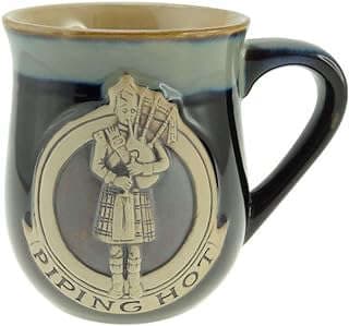 Image of Scottish Piper Stoneware Mug by the company irishimportsusa.
