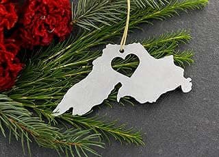Image of Great Lakes Symbol Ornament by the company Iron Maid Art.
