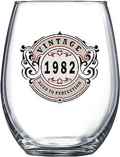 Image of 1982 Vintage Wine Glass by the company ISRT.