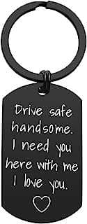 Image of Drive Safe Boyfriend Keychain by the company iWenSheng.