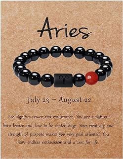 Image of Zodiac Sign Bead Bracelet by the company Jade cabbage inc.