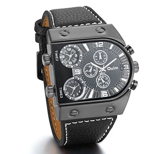 Image of Leather Wristwatch by the company JewelryWe.