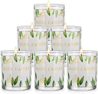 Image of Sage Scented Candles Set by the company Jiefu Store.