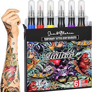 Image of Washable Tattoo Pens Set by the company Jim&Gloria.