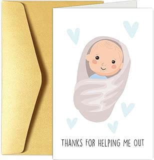 Image of Midwife Thank You Card by the company JinCanCan.