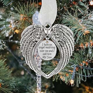 Image of Angel Wings Remembrance Ornament by the company Jingle song-US.