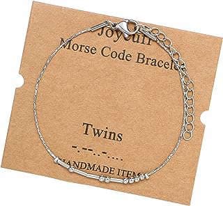 Image of Morse Code Inspirational Bracelet by the company Joycuff Necklace.
