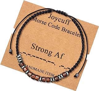Image of Inspirational Morse Code Bracelet by the company Joycuff-US.