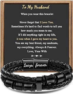 Image of Men's Leather Bracelet by the company Joycuff-US.