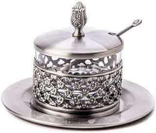 Image of Silver Plated Honey Dish by the company Judaica Palace.