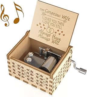 Image of Wooden Music Box by the company Juneyetdirect.