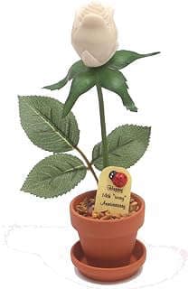 Image of Artificial Desk Rose by the company JustPaperRoses.