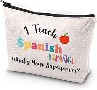 Image of Spanish Teacher Makeup Bag by the company JYTAPP.