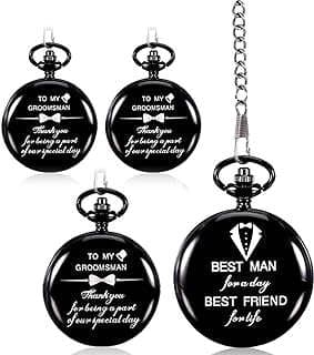 Image of Engraved Groomsman Pocket Watch by the company kay zales.