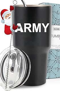Image of Army Themed Travel Tumbler by the company KEDRIAN.