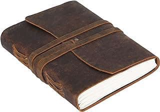 Image of Leather Journal Writing Notebook by the company Komal's Passion Leather.