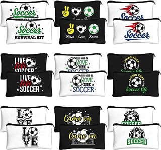 Image of Soccer-themed Makeup Bags by the company Koungen.