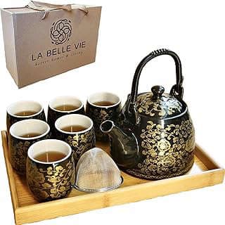 Image of Japanese Tea Set with Tray by the company La Belle Vie H&K.