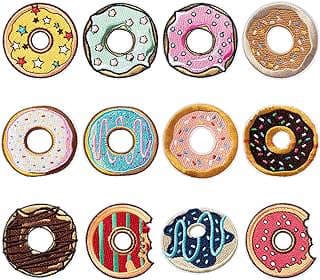 Image of Iron-on Donut Patches by the company Lalamoon.