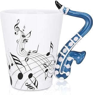 Image of Saxophone Music Note Mug by the company LanHong.