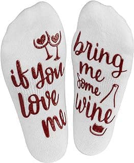 Image of Novelty Wine Socks by the company Lavley Brands.